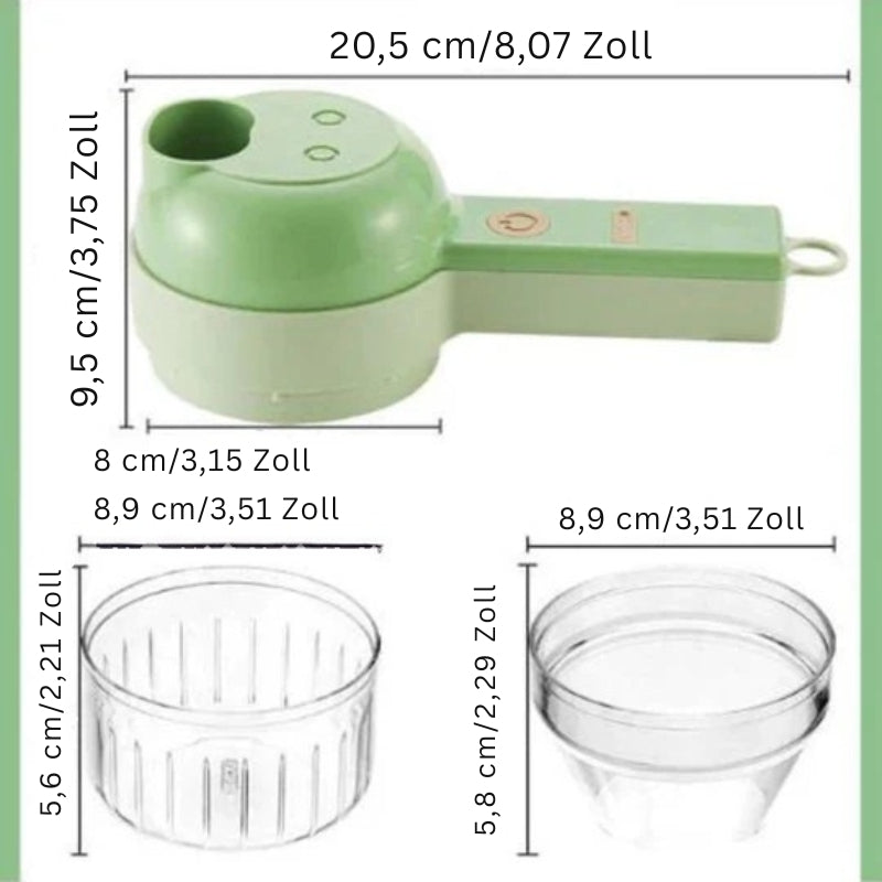 4-in-1 Hand-Operated Kitchen Machine