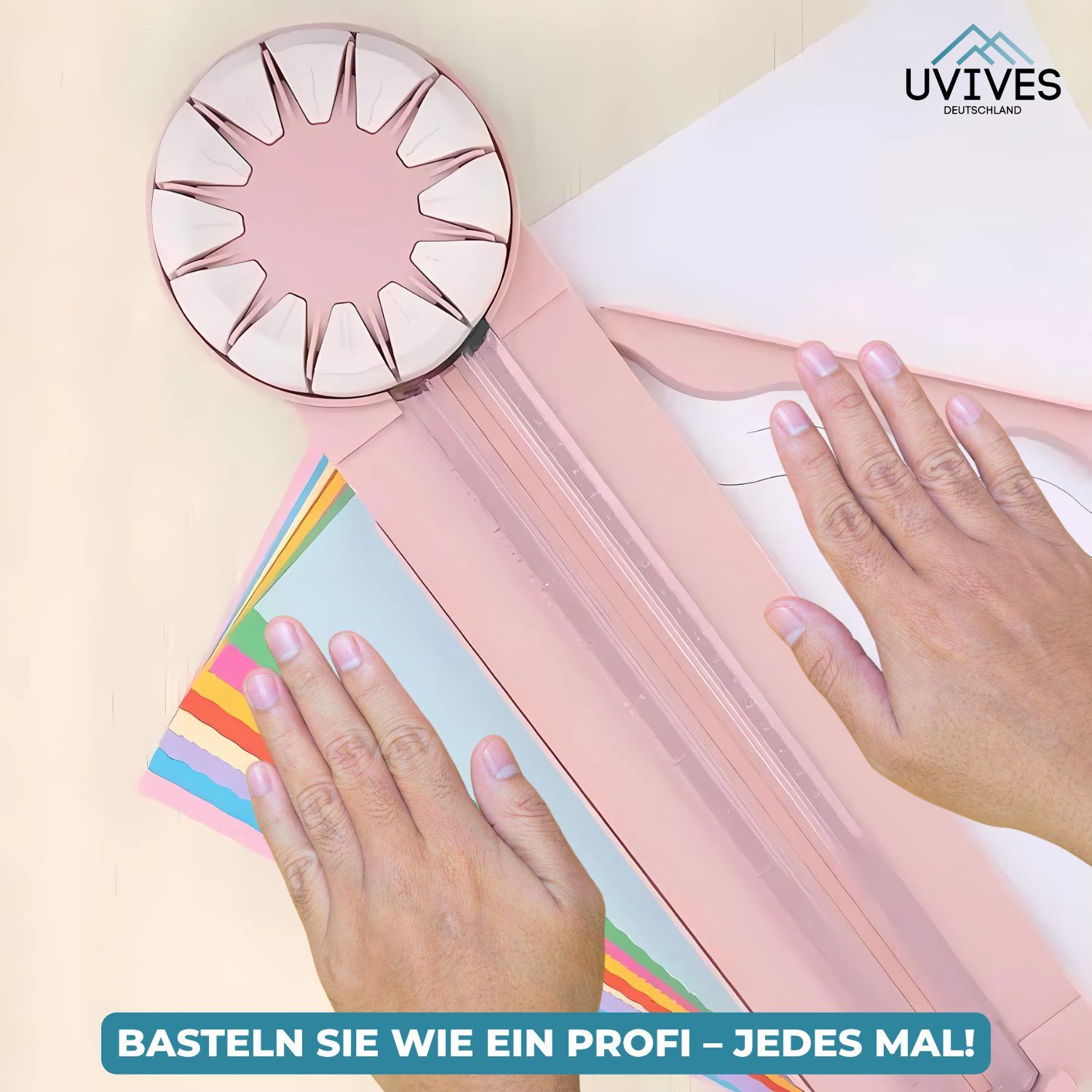 KreativSchneider - 12-in-1 360° Rotations-Papierschneider