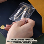 Jewelry storage in a practical book format