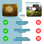 Sonnenblüten - Wetterfeste Solar-Gartenlampe im floralen Stil