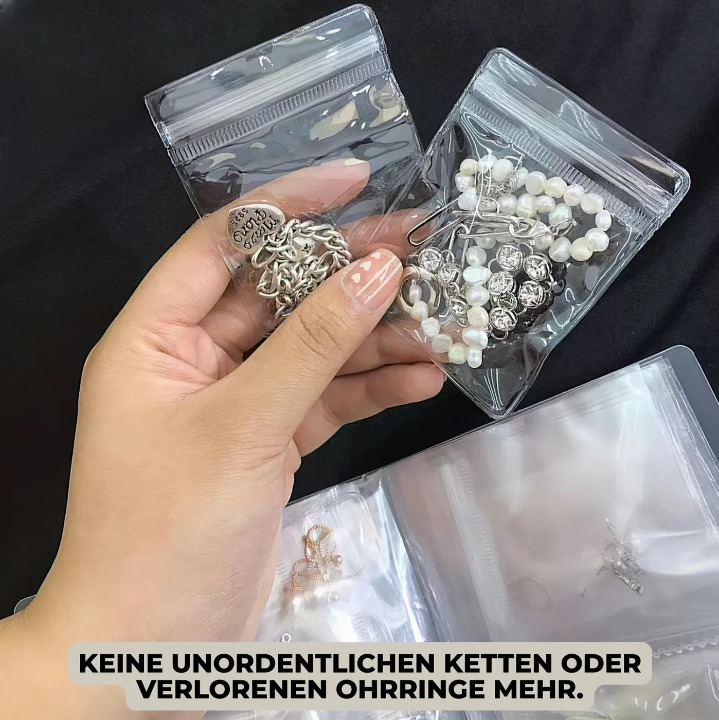 Jewelry storage in a practical book format