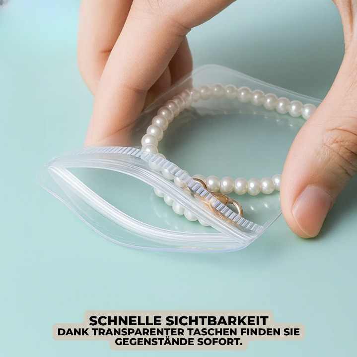 Jewelry storage in a practical book format