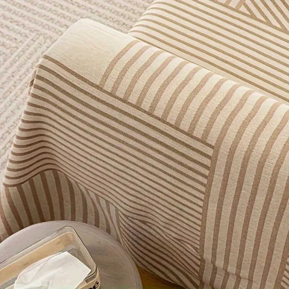Elegante Chenille Sofabezug mit Quasten für jeden Raum