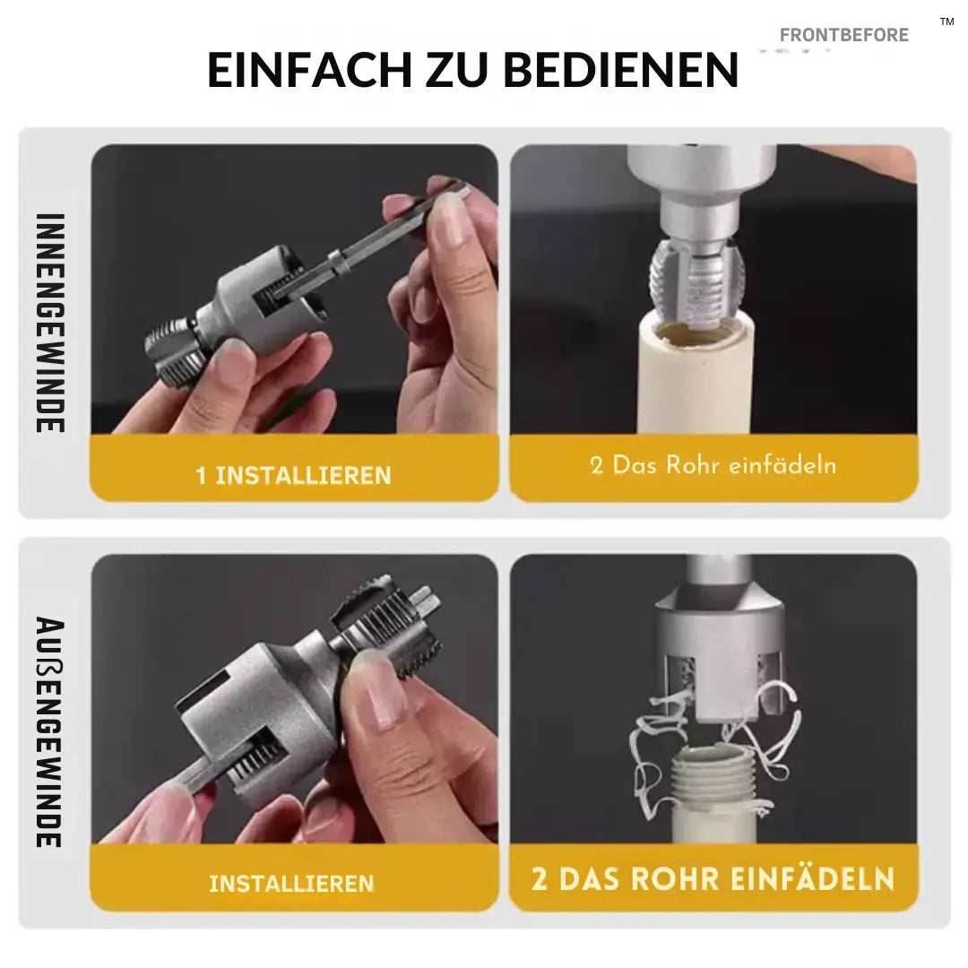 Präzises Gewindeschneider Set für Heimwerker und Profis