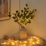 LED Lamp made from Natural Olive Branch – EverLeaf Light for Atmospheric Illumination