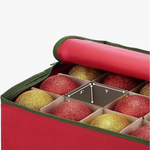 Festliche Aufbewahrungsbox für Weihnachtsdekorationen