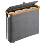 Eleganter Toilettenpapierhalter mit Schutzdeckel