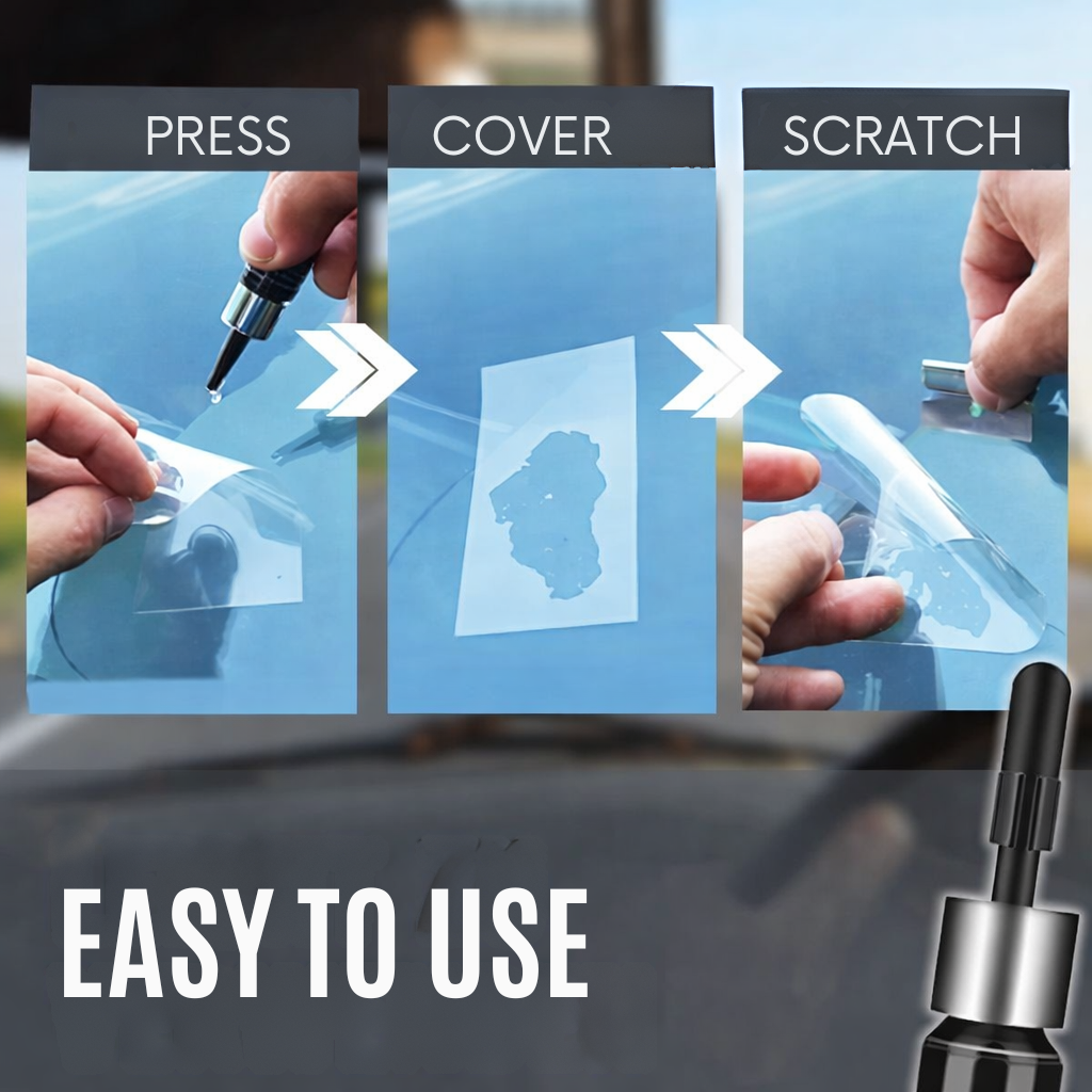 Windshield Repair Kit | Invisible Seal for Cracks