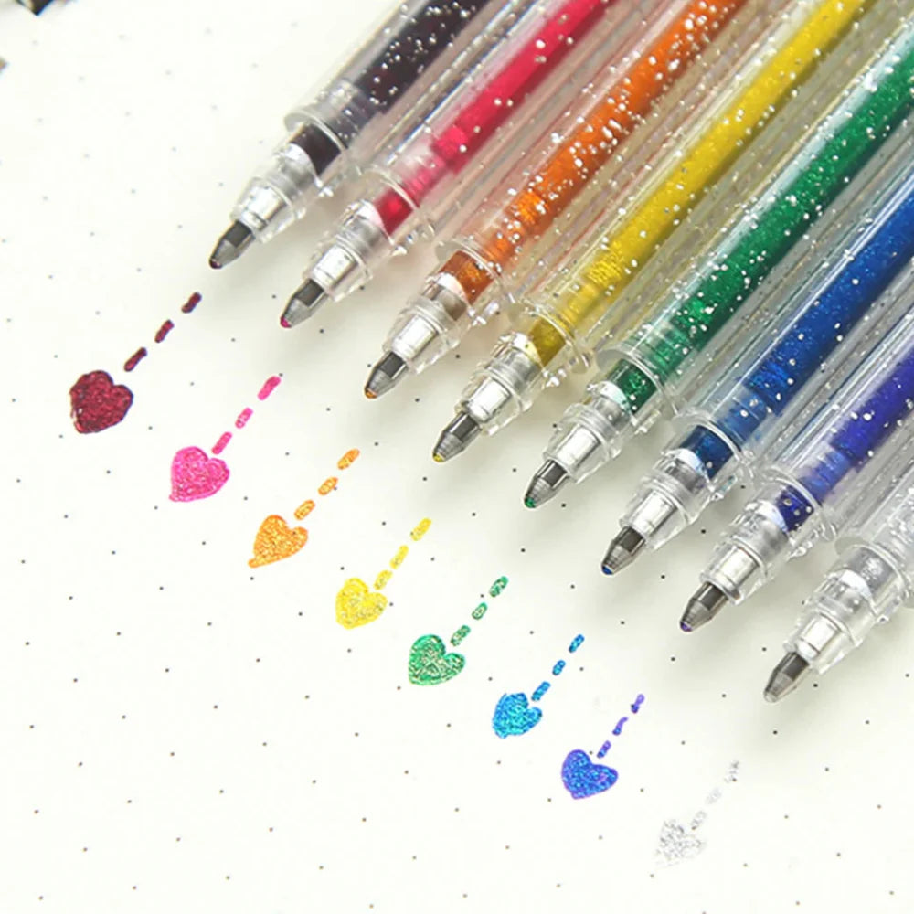 Sparkling Gel Pens for Creative Moments
