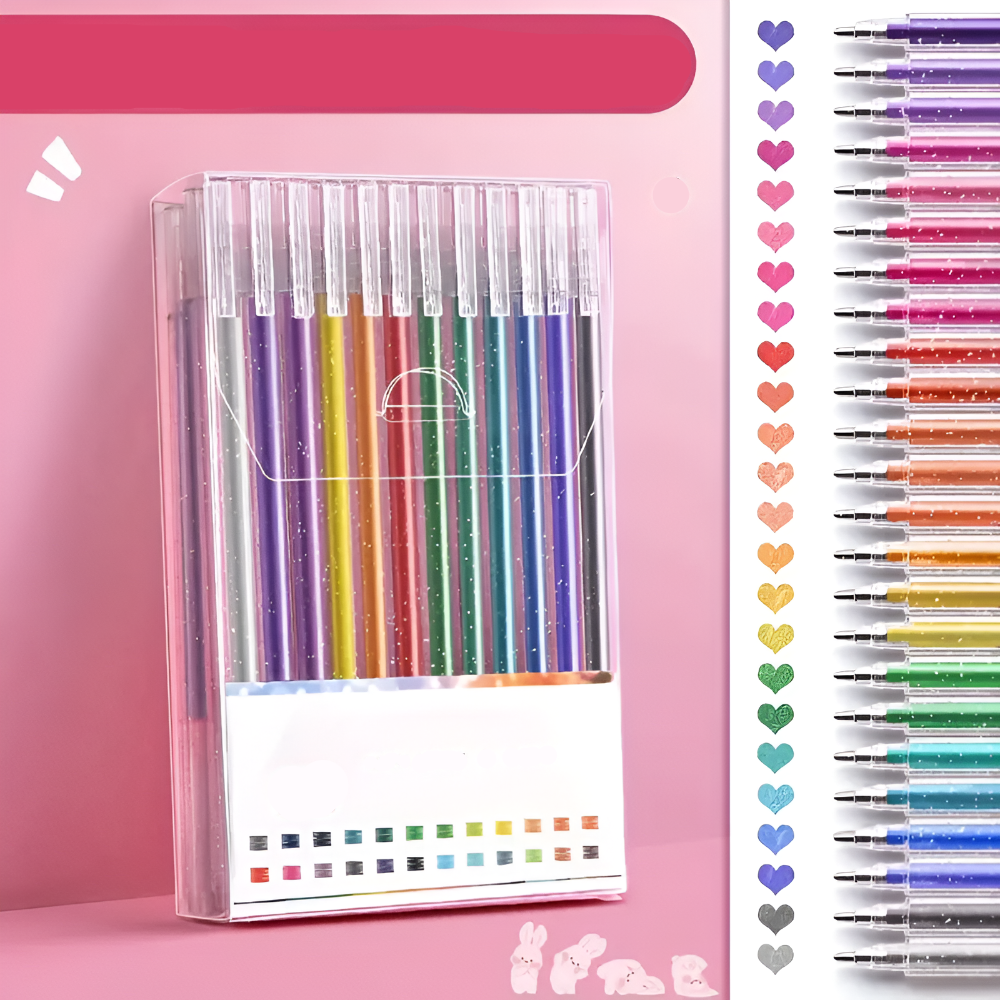 Sparkling Gel Pens for Creative Moments