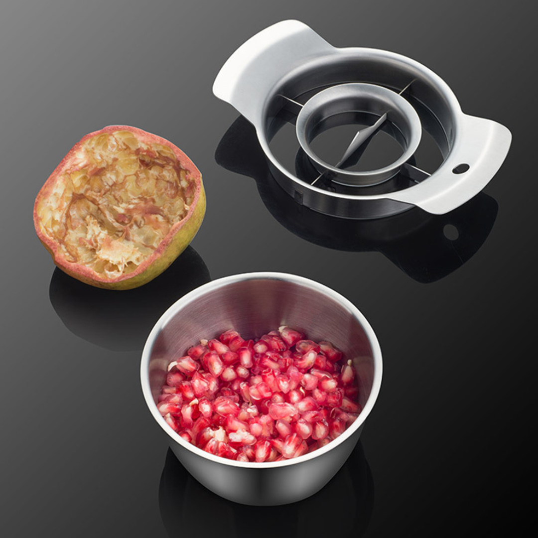 Granatapfel Entkernungs-Set | Sauber und Schnell