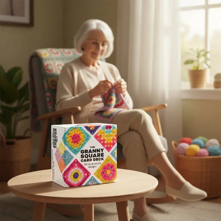 Colorful Crochet Pattern Cards for Creative Projects