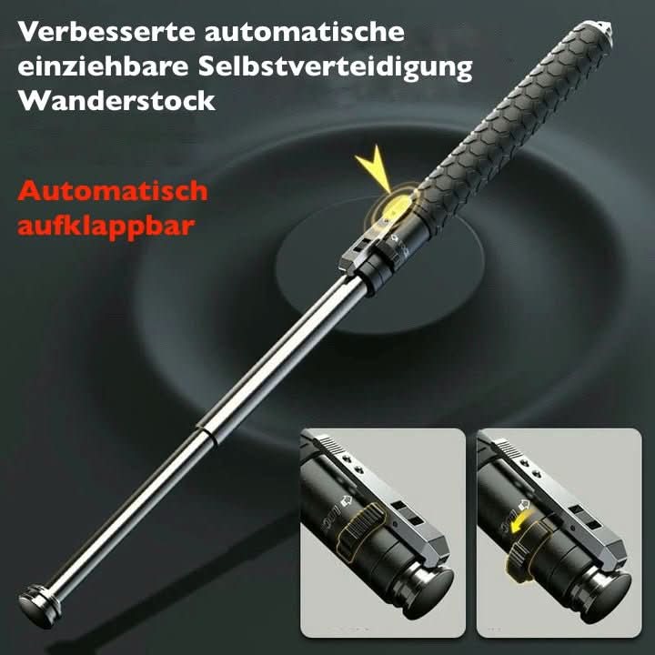 Sicherheitsstock Pro – Automatischer Wanderstock mit Verteidigungsfunktion
