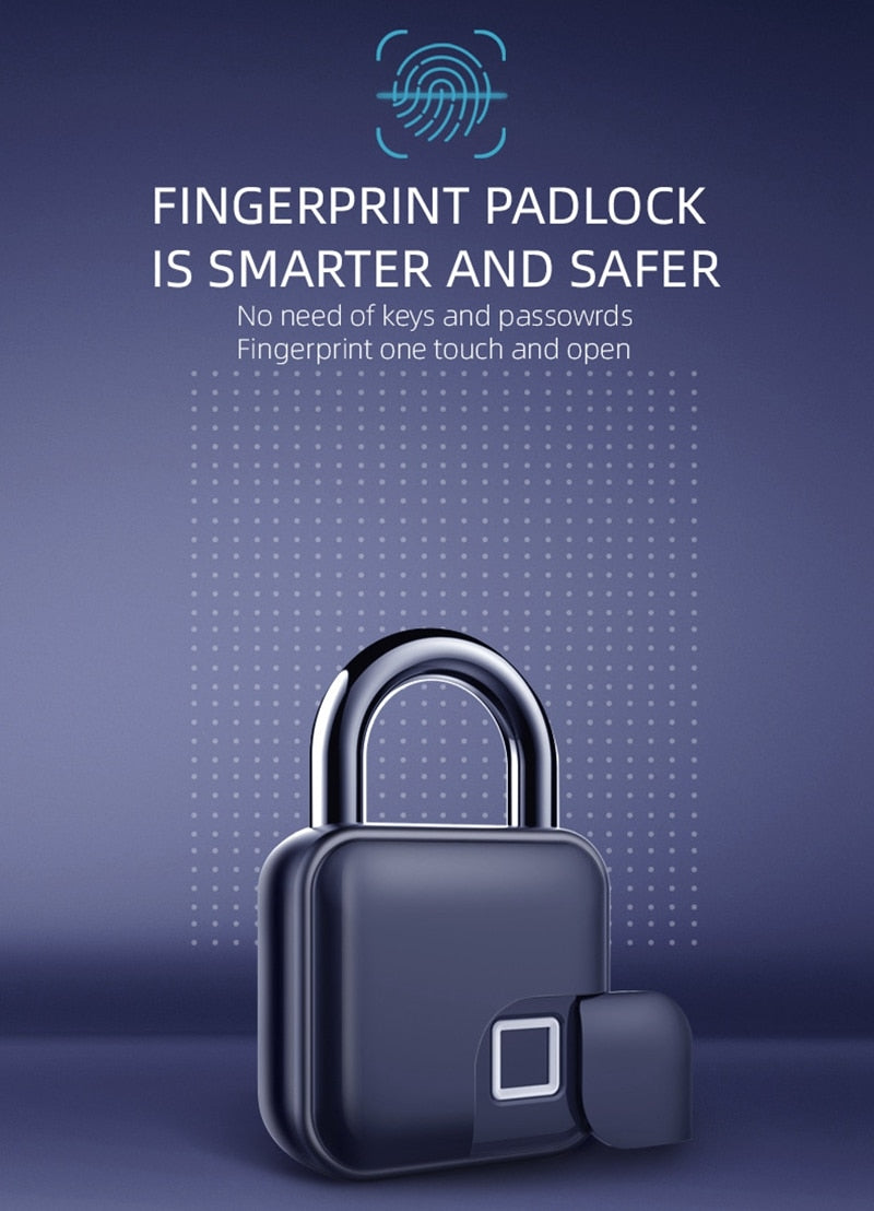 Security Lock with Fingerprint Sensor | SecuraLock