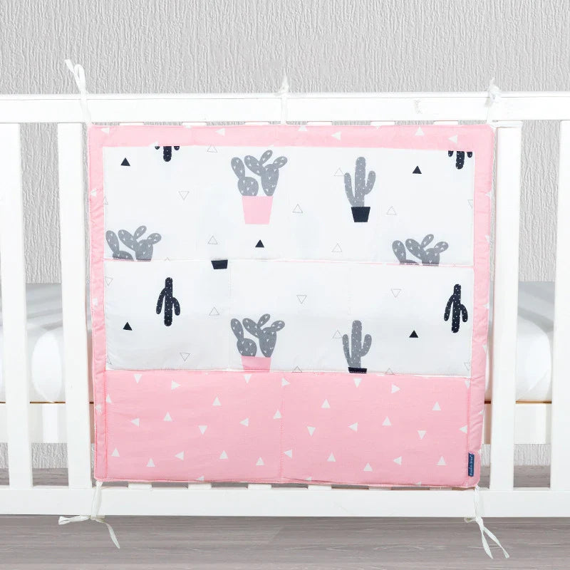 Colorful Pattern Storage Bag for Crib – Practical and Versatile