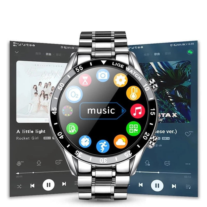 Luxury 4G Smartwatch – Elegant Watch with Calls, GPS, and Health Features