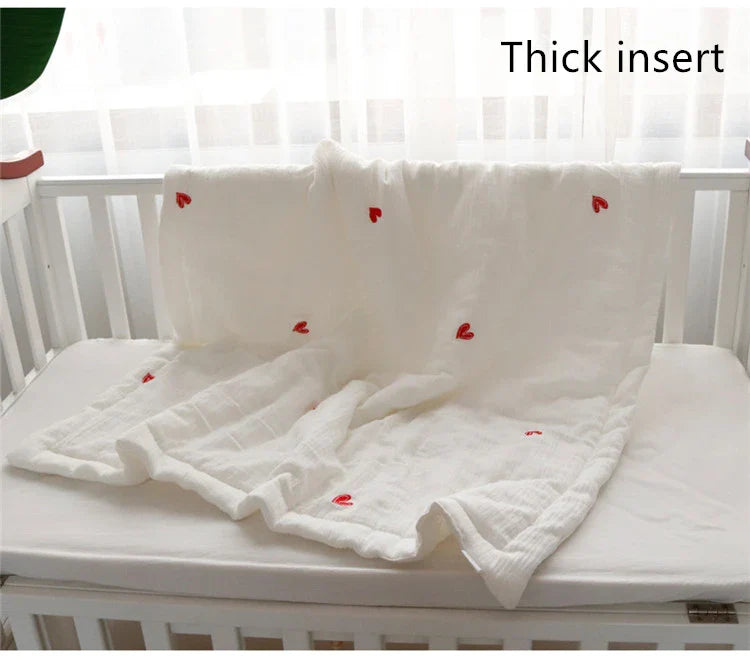 Muslin Baby Bath Towel with Cute Design for Newborns and Toddlers
