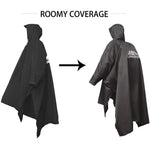 Versatile, Lightweight, and Waterproof Outdoor Poncho for Adventures