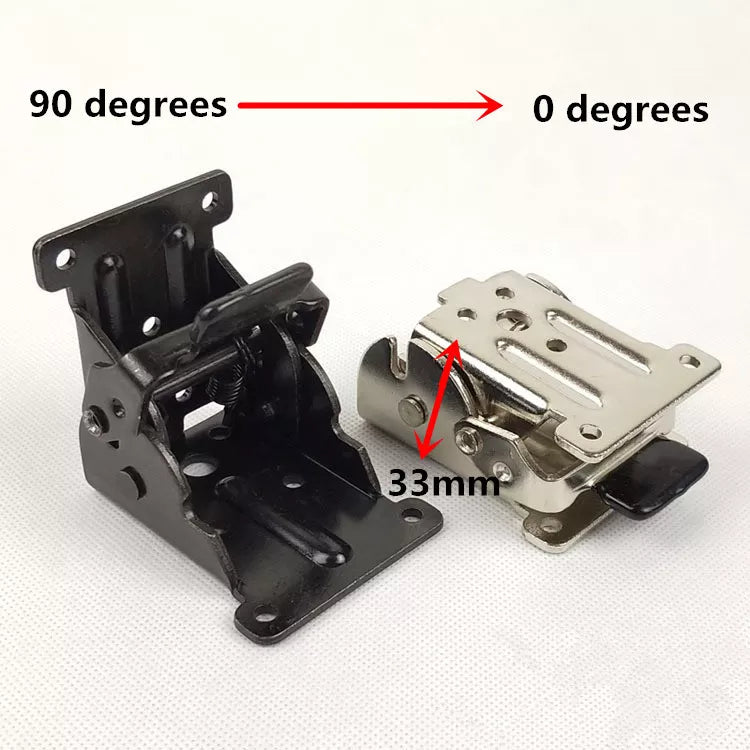 2 Pack Flexible, Self-Locking Door Hinges | FlexiLock