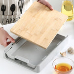 Practical Cutting Board Solution with Storage – Elegance for Your Kitchen