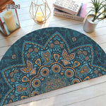 Elegant Non-Slip Half-Moon Entrance Mat