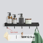 Corner shelf made of high-quality aluminum - Drill-free installation for bathroom and kitchen