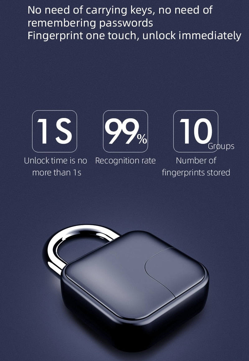 Security Lock with Fingerprint Sensor | SecuraLock
