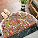 Elegant Non-Slip Half-Moon Entrance Mat