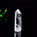 Hexagonal natural stone with earth gem – Decorative element
