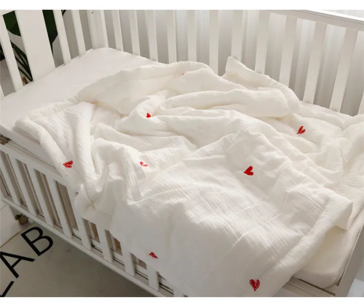 Muslin Baby Bath Towel with Cute Design for Newborns and Toddlers