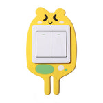3D Luminous Cartoon Hook Sticker for Power Outlet