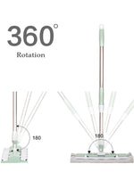 Großer Flachmopp mit teleskopierbarem 360-Grad-Design
