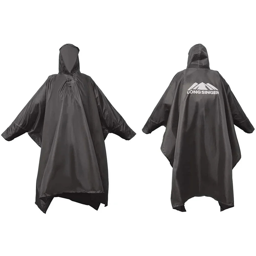 Versatile, Lightweight, and Waterproof Outdoor Poncho for Adventures