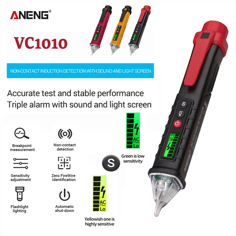 Intelligenter Spannungsprüfer für AC und DC bis 1000V