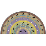 Elegant Non-Slip Half-Moon Entrance Mat