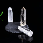 Hexagonal natural stone with earth gem – Decorative element