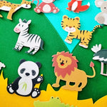 Felt decoration for animal arrangement – animal design for your home