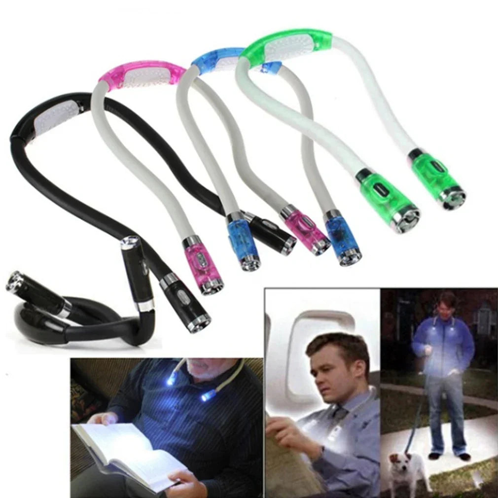 Wearable Neck Light with LED for Knitting, Crocheting and Reading – Hands-Free Light