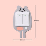 3D Luminous Cartoon Hook Sticker for Power Outlet