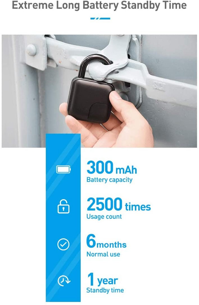 Security Lock with Fingerprint Sensor | SecuraLock