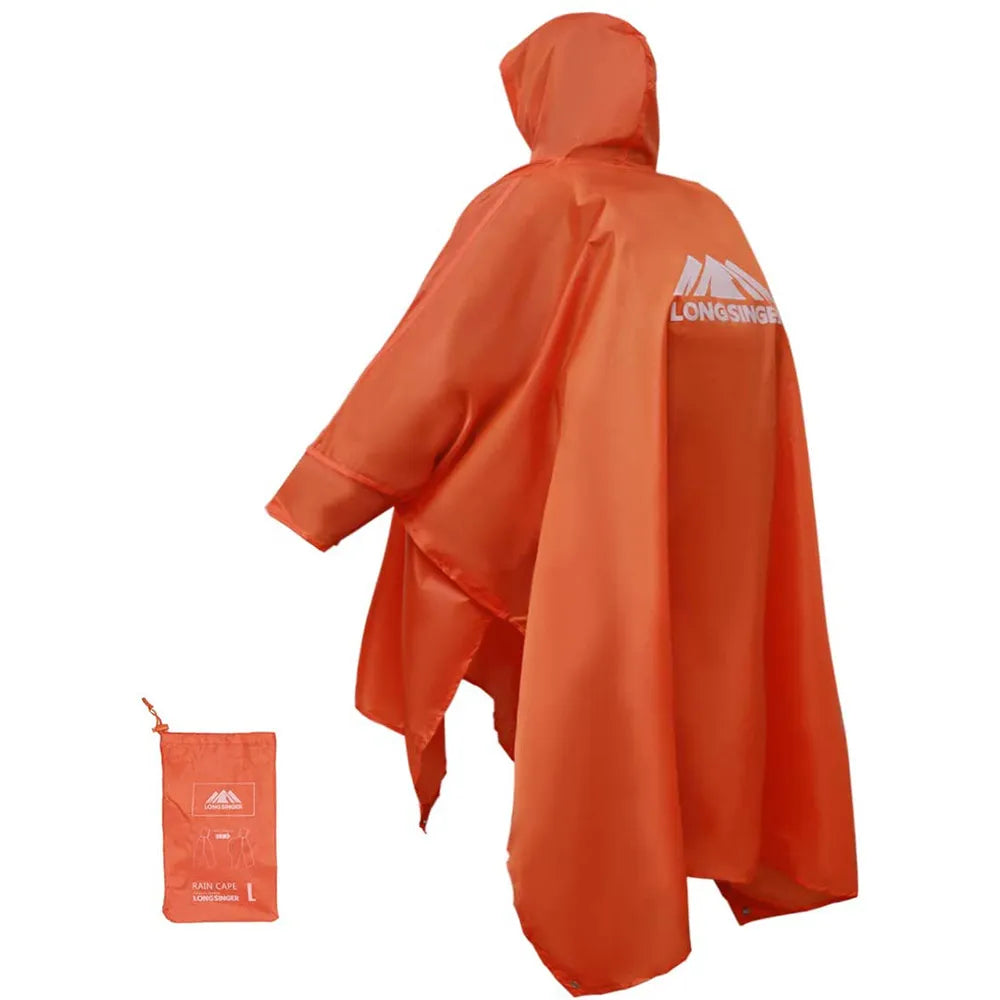 Versatile, Lightweight, and Waterproof Outdoor Poncho for Adventures