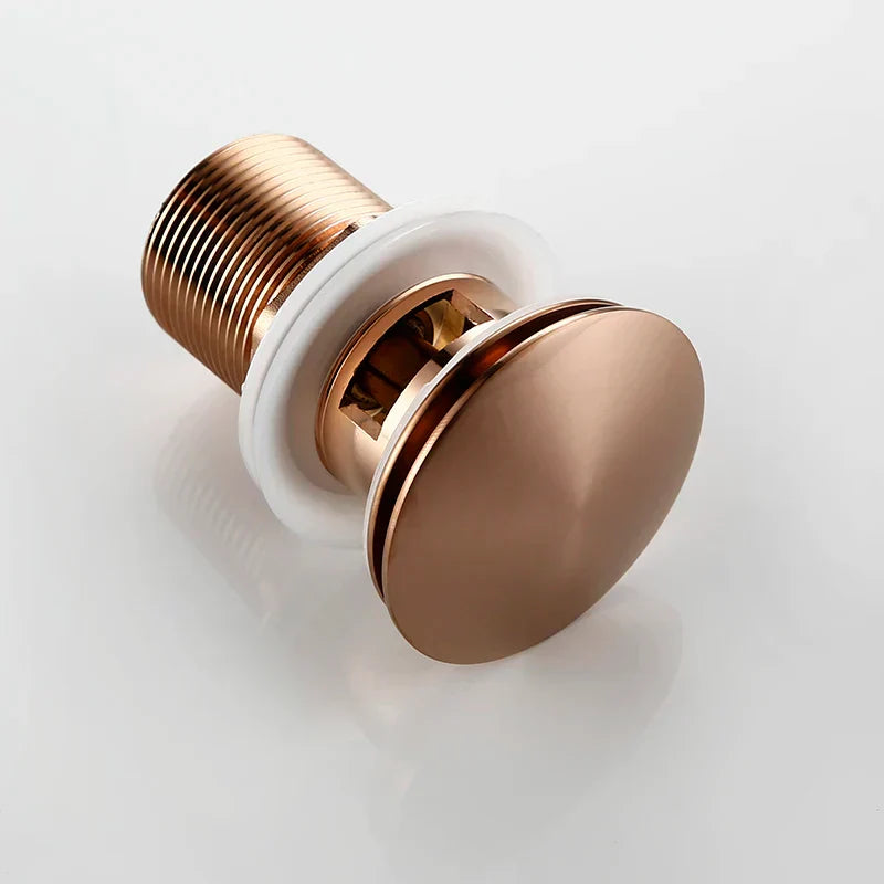 Eleganter Waschbeckenabfluss in Roségold – Hochwertiges Design