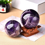 Elegant Amethyst Sphere – Polished Decorative Orb