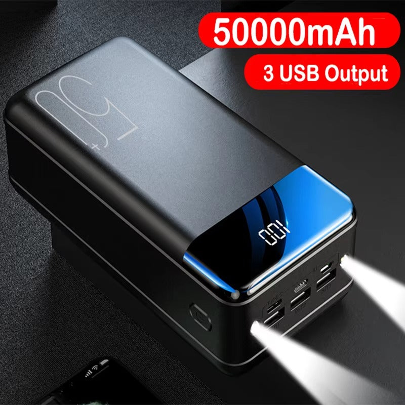 Ultra-Kraftvolle 50.000mAh Powerbank – Immer für dich da