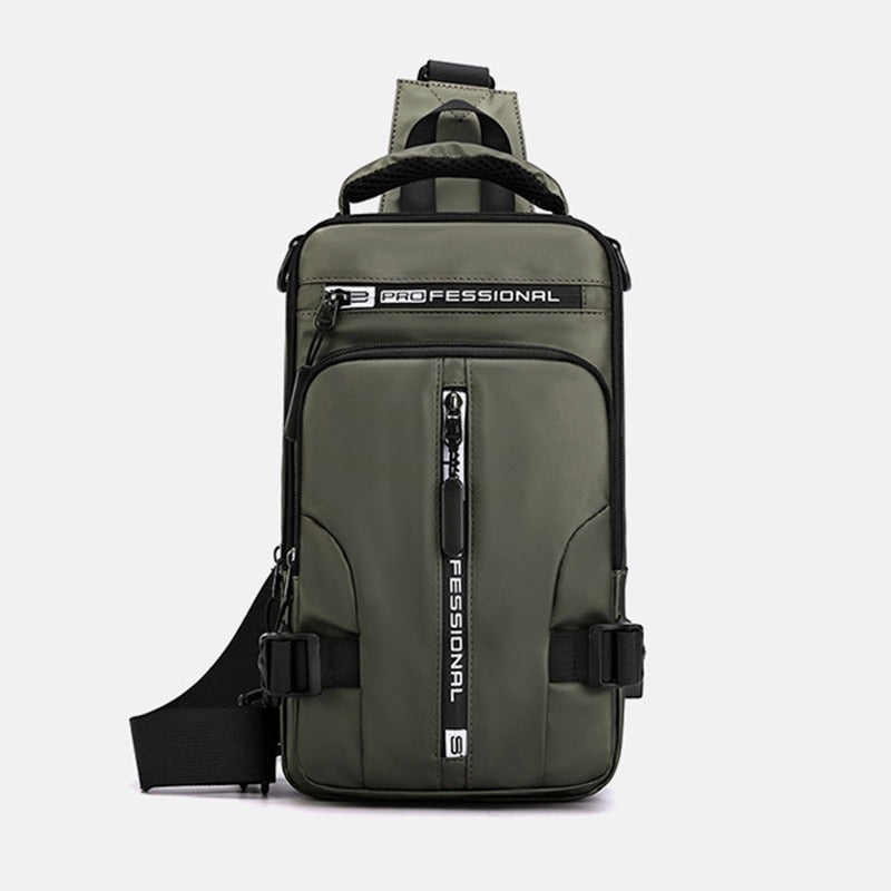 Waterproof Oxford Shoulder Bag in Modern City Style