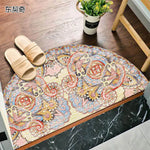 Elegant Non-Slip Half-Moon Entrance Mat