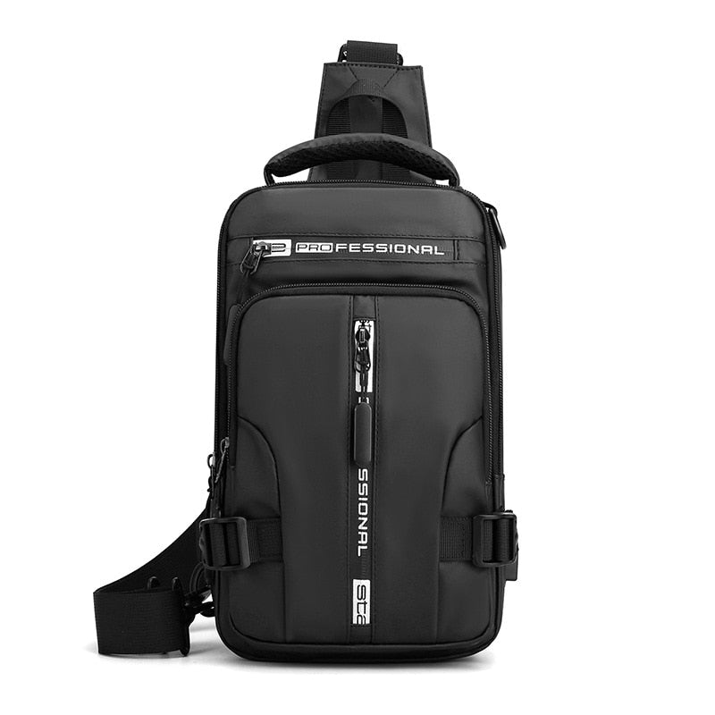 Waterproof Oxford Shoulder Bag in Modern City Style