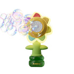 Flower-shaped bubbles that dance