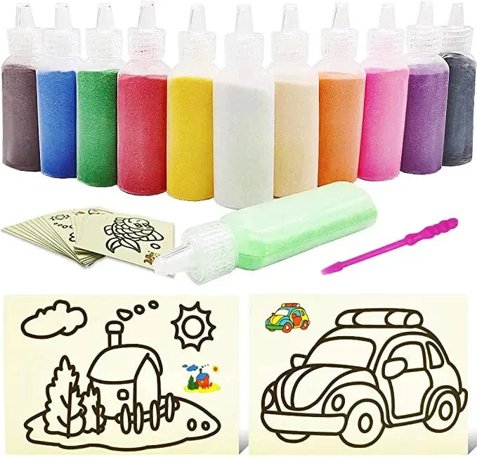 Sandmalerei-Set für kreative Sandgestaltung