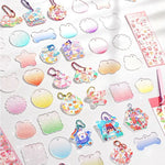 Craft set with 3D stickers